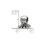 Reflections 925 Sterling Silver Octopus Bead 8 x 8 mm