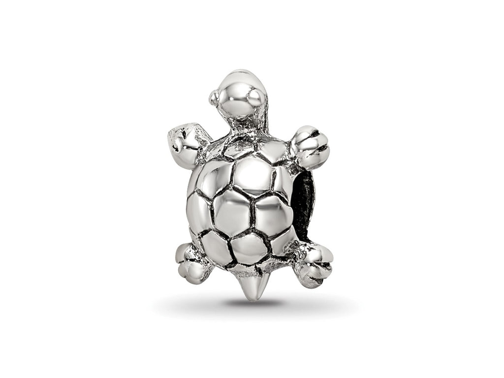 Reflections 925 Sterling Silver Turtle Bead 10 x 7 mm