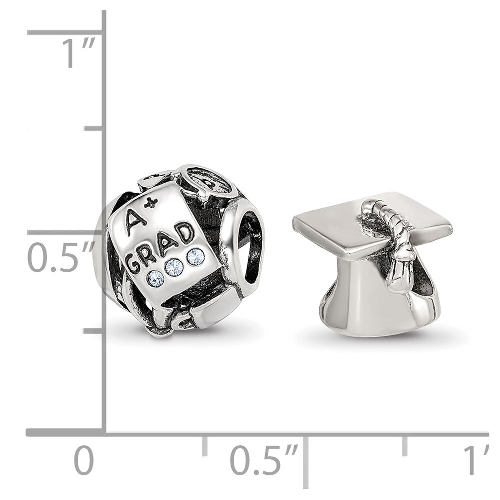 Reflections 925 Sterling Silver Graduation Boxed Bead Set