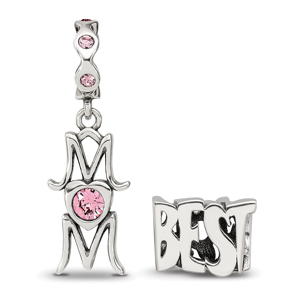 Reflections 925 Sterling Silver Best Mom Boxed Bead Set