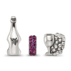 Reflections 925 Sterling Silver Wine Country Boxed Bead Set