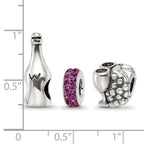 Reflections 925 Sterling Silver Wine Country Boxed Bead Set