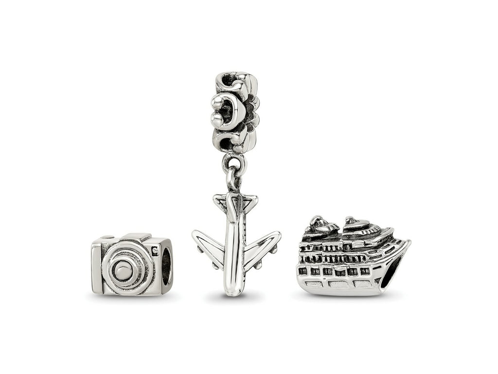 Reflections 925 Sterling Silver Travel Bug Boxed Bead Set