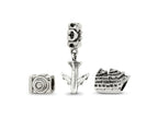 Reflections 925 Sterling Silver Travel Bug Boxed Bead Set