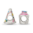 Reflections 925 Sterling Silver Happy Birthday Boxed Bead Set