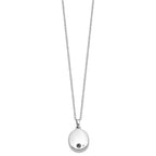 Sentimental Expressions 925 Sterling Silver Rhodium Antiqued Tree of Life Ash Holder 18in Necklace 17 mm