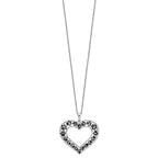 Sentimental Expressions 925 Sterling Silver  Antiqued Animal Lover Necklace 18 Inches x 33 mm