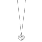 Sentimental Expressions 925 Sterling Silver  Antiqued For You My Sister Necklace 18 Inches x 20 mm