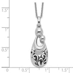Sentimental Expressions 925 Sterling Silver  Mother's Pride and Joy Necklace 18 Inches x 12 mm