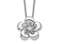 Sentimental Expressions 925 Sterling Silver  CZ Be A Blessing Necklace with 14 Inches x 14 mm
