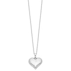 Sentimental Expressions 925 Sterling Silver  Without You Ash Holder Necklace 18 Inches x 25 mm