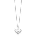 Sentimental Expressions 925 Sterling Silver  Without You Ash Holder Necklace 18 Inches x 25 mm