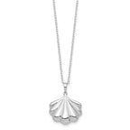 Sentimental Expressions 925 Sterling Silver Shell Ash Holder Necklace 18 Inches x 26 mm