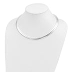 FJC Finejewelers 925 Sterling Silver Omega 10mm Cubetto Necklace 18 Inches