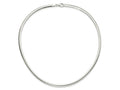 FJC Finejewelers 925 Sterling Silver Omega 4mm Cubetto Necklace 18 Inches