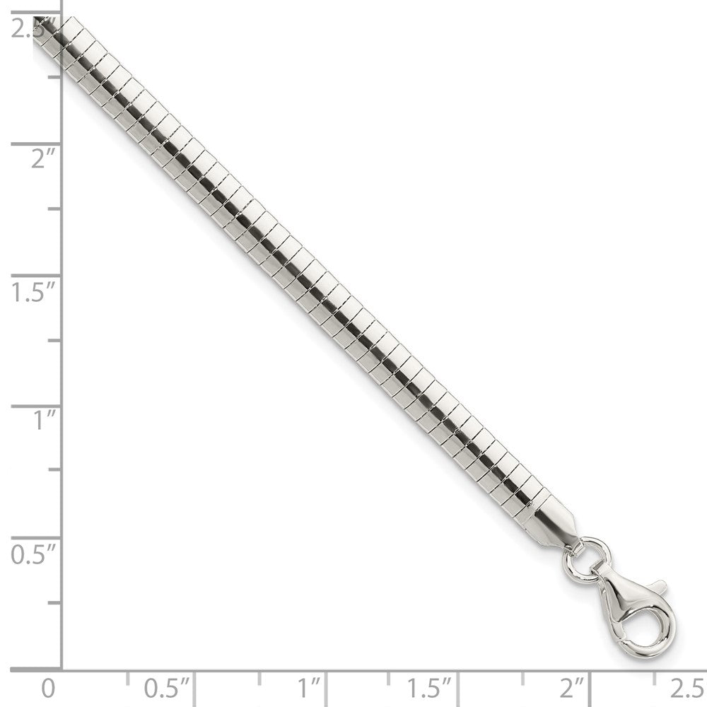 FJC Finejewelers 925 Sterling Silver Link Cubetto Bracelet 8 Inches x 4 mm