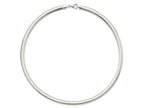 FJC Finejewelers 925 Sterling Silver Omega 6mm Cubetto Necklace 18 Inches