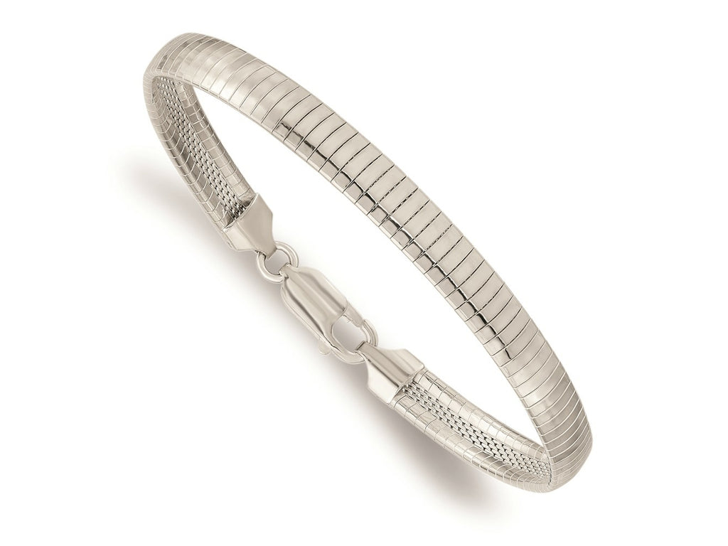 FJC Finejewelers 925 Sterling Silver Link 6mm Cubetto Bracelet 7 Inches