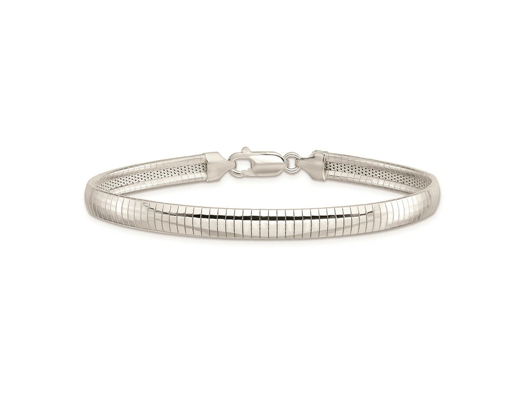 FJC Finejewelers 925 Sterling Silver Link 6mm Cubetto Bracelet 8 Inches