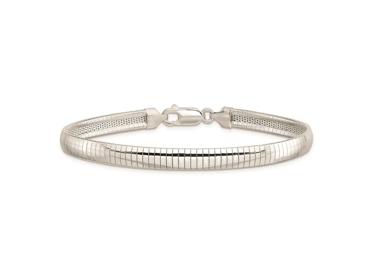 FJC Finejewelers 925 Sterling Silver Link 6mm Cubetto Bracelet 8 Inches