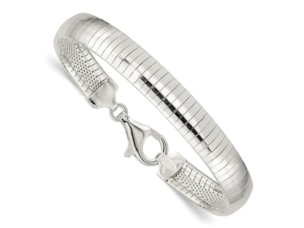 FJC Finejewelers 925 Sterling Silver Link Cubetto Bracelet 7 Inches x 8 mm