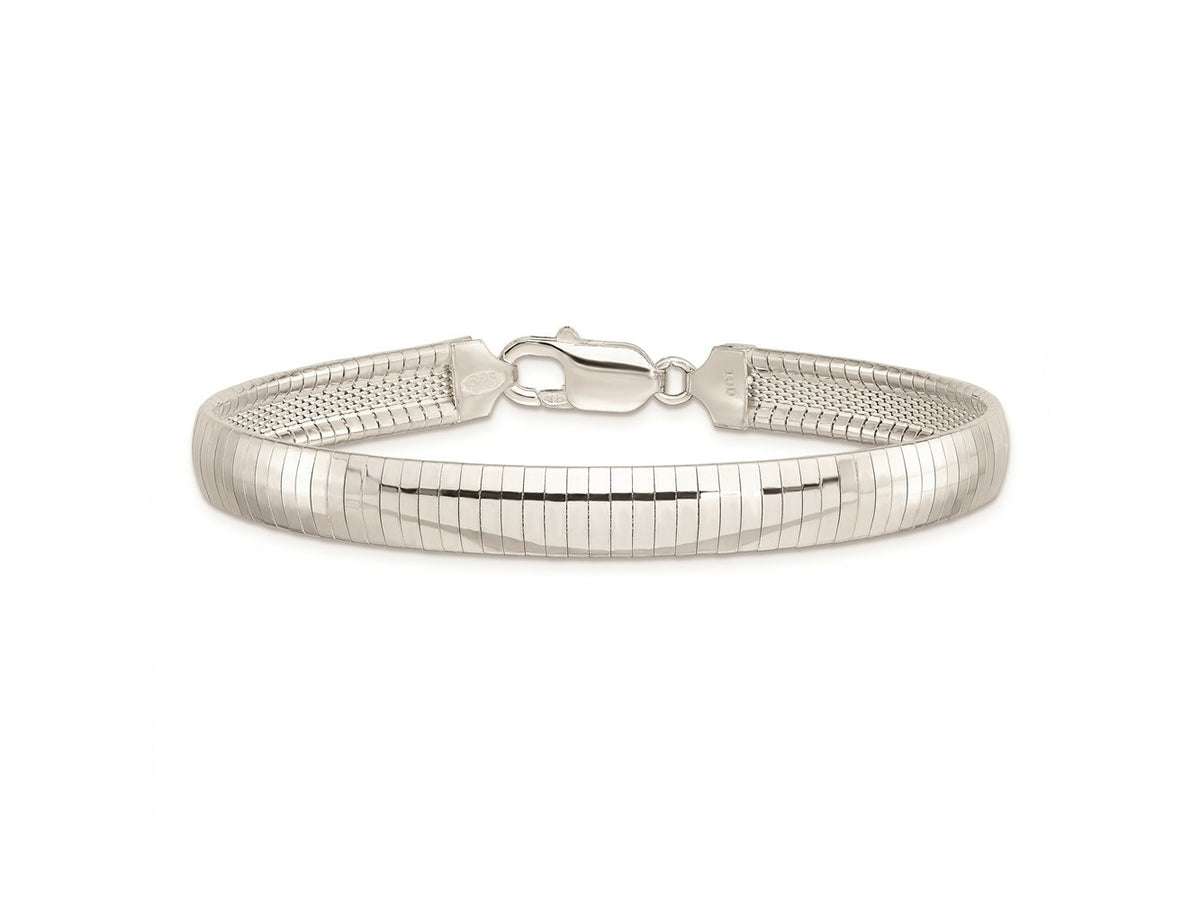 FJC Finejewelers 925 Sterling Silver Link Cubetto Bracelet 8 Inches x 8 mm
