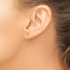 FJC Finejewelers 14 kt Yellow Gold Madi K Polished Ball Post Earrings 4 x 4 mm