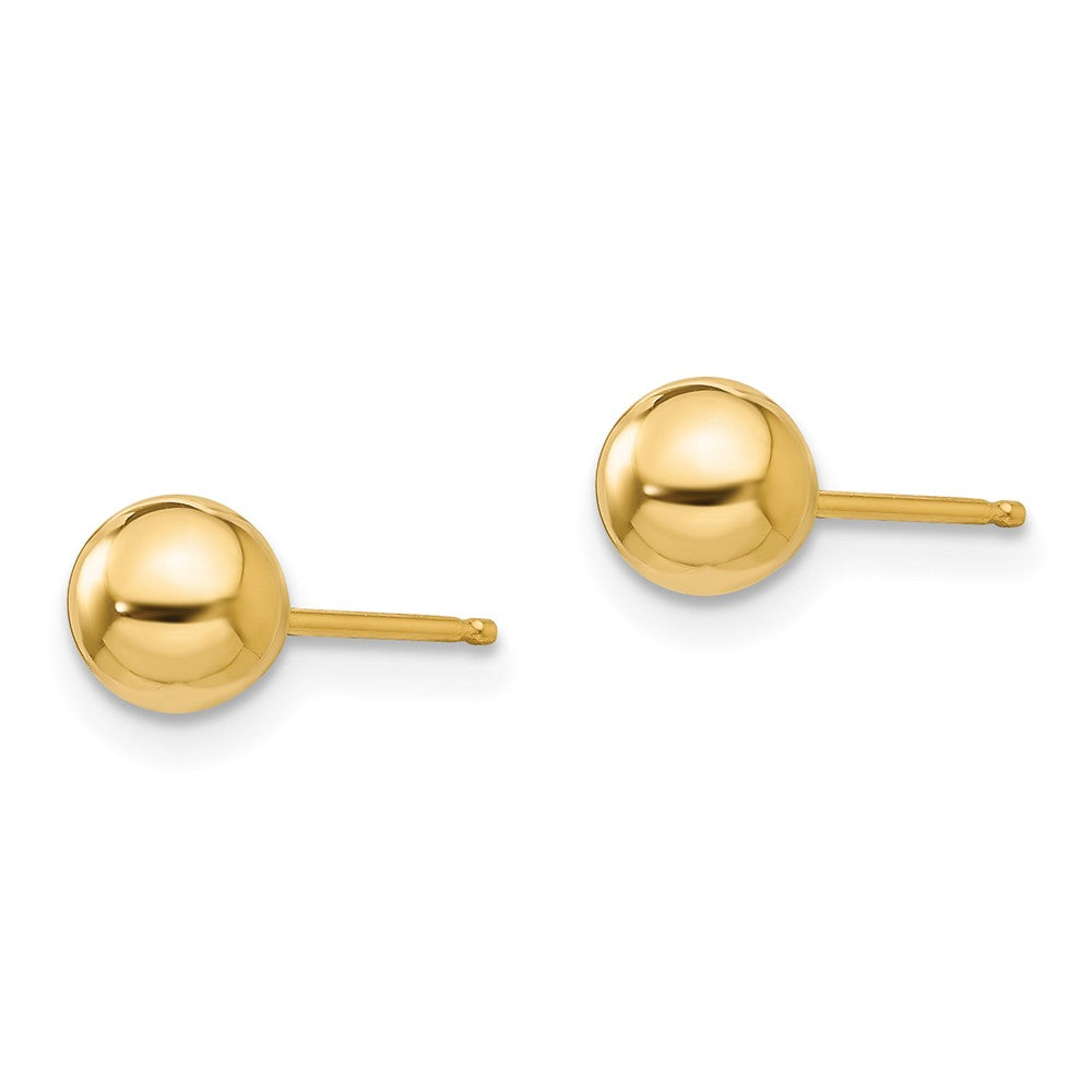 FJC Finejewelers 14 kt Yellow Gold Madi K Polished Ball Post Earrings 5 x 5 mm