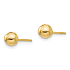 FJC Finejewelers 14 kt Yellow Gold Madi K Polished Ball Post Earrings 5 x 5 mm