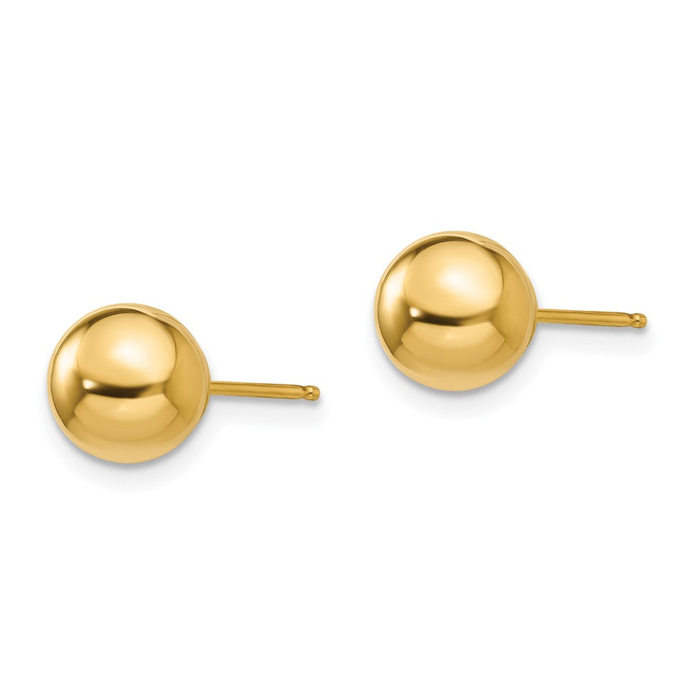 FJC Finejewelers 14 kt Yellow Gold Madi K Polished Ball Post Earrings 7 x 7 mm
