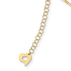 FJC Finejewelers 14 kt Yellow Gold Yellow with 2in. Ext. Round Twisted Omega Necklace 18 Inches x 1 mm