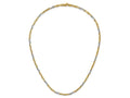 FJC Finejewelers 14 kt Two Tone Gold Two-Tone Polished Fancy Link Necklace 18 Inches x 2 mm