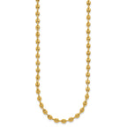 FJC Finejewelers 14 kt Yellow Gold Open Link Polished Fancy Link Necklace 18 Inches x 4 mm