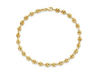 FJC Finejewelers 14 kt Yellow Gold Polished Fancy Link Bracelet 7.5 Inches x 4.1 mm
