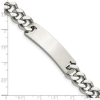 FJC Finejewelers Stainless Steel Curb Polished 7.75in ID Bracelet 8 Inches x 12.36 mm