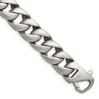 FJC Finejewelers Stainless Steel Men' Brushed Bracelet 8.5 Inches x 15.56 mm