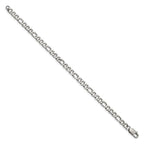 FJC Finejewelers Stainless Steel Polished Figaro Bracelet 9 Inches x 5.86 mm