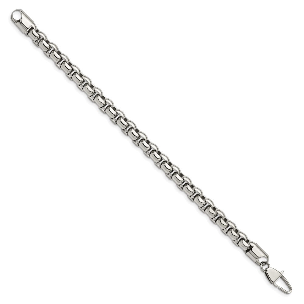 FJC Finejewelers Stainless Steel Men' Polished Bracelet 9 Inches x 8.3 mm