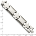 FJC Finejewelers Stainless Steel Link Polished Bracelet 8.5 Inches x 13.9 mm