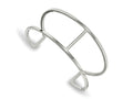 FJC Finejewelers Stainless Steel Polished Cuff Bangle 7.5 Inches x 30 mm