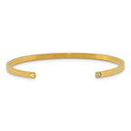 FJC Finejewelers Stainless Steel IP Plated Love You to the Moon and Back  Cuff Bangle 7 Inches x 3 mm