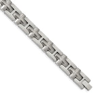 FJC Finejewelers Stainless Steel Link Brushed and Polished 8.5in Bracelet 8.5 Inches x 12.92 mm