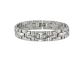 FJC Finejewelers Stainless Steel Link Brushed and Polished 8.5in Bracelet 8.5 Inches x 12.92 mm