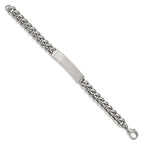 FJC Finejewelers Stainless Steel Polished ID Bracelet 8.25 Inches x 9.83 mm