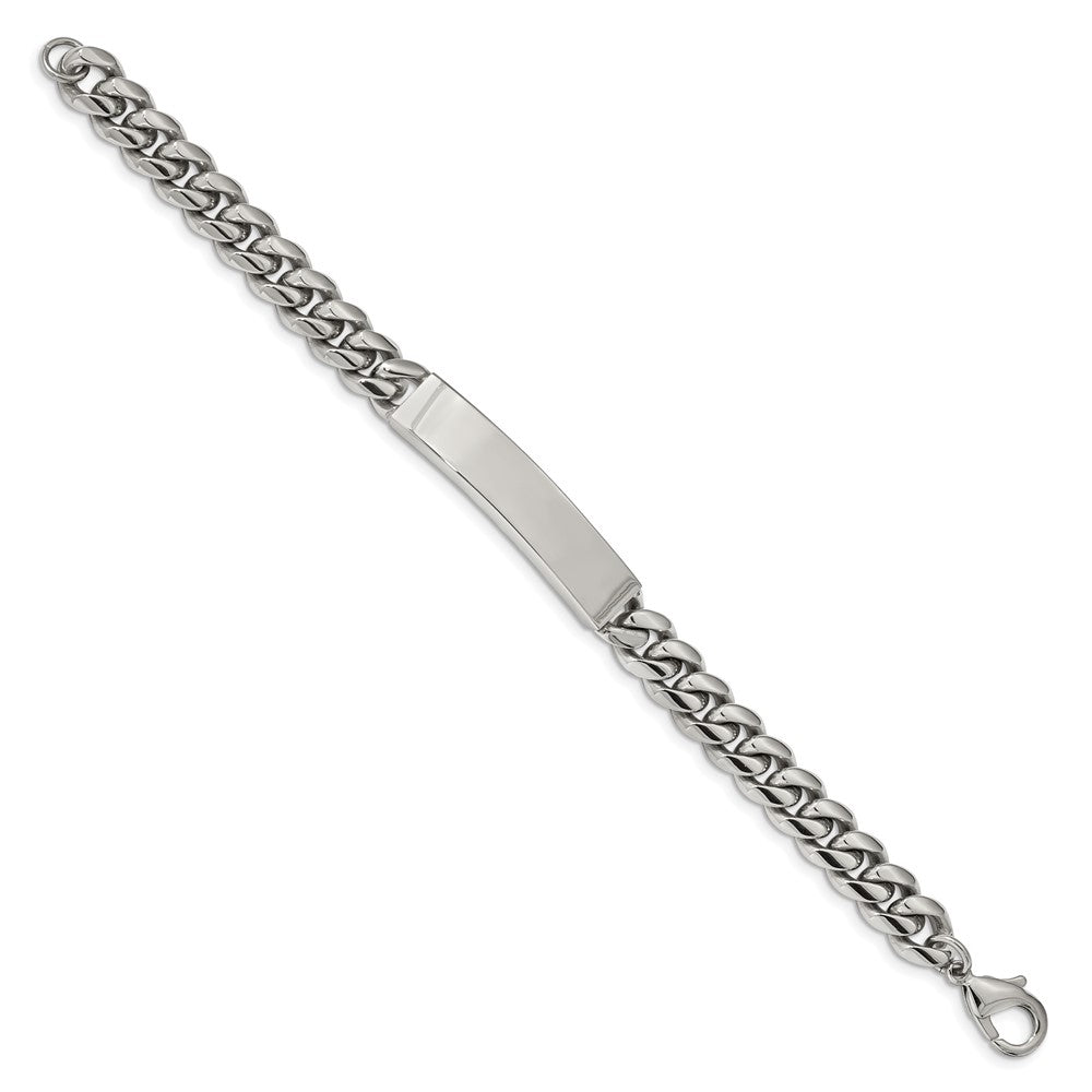 FJC Finejewelers Stainless Steel Polished ID Bracelet 8.25 Inches x 9.83 mm