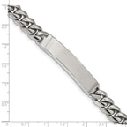 FJC Finejewelers Stainless Steel Polished ID Bracelet 8.25 Inches x 9.83 mm