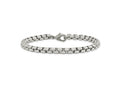 FJC Finejewelers Stainless Steel Polished Fancy Box Bracelet 8.25 Inches x 5.5 mm