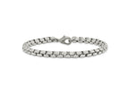 FJC Finejewelers Stainless Steel Polished Fancy Box Bracelet 8.25 Inches x 5.5 mm