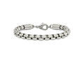FJC Finejewelers Stainless Steel Box Polished Fancy Rolo Bracelet 8.75 Inches x 8.23 mm
