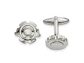 FJC Finejewelers Stainless Steel Polished Cufflinks 24 x 16 mm